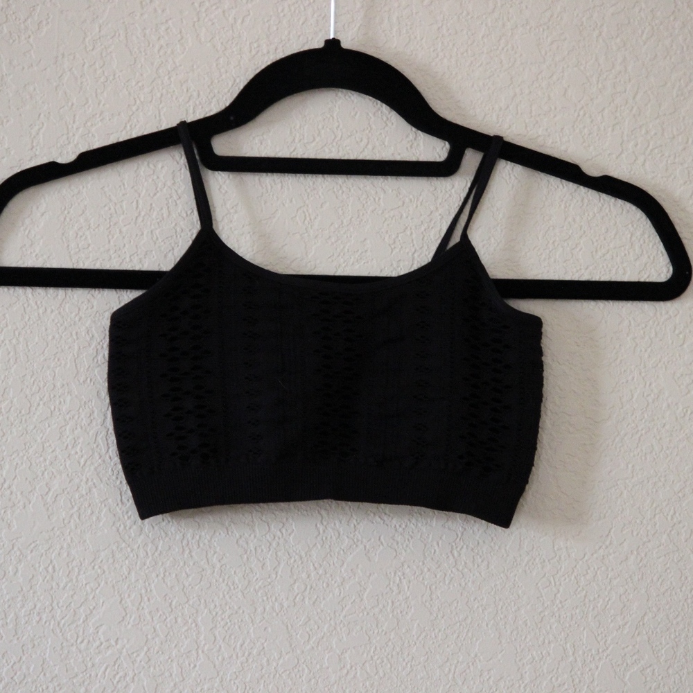 Women's Black Bralette